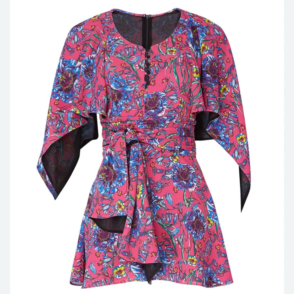 PRABAL GURUNG COLLECTIVE Cape Top Sz 0 - Picture 6 of 10